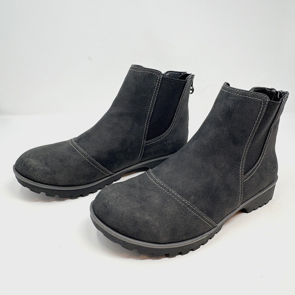 JBU by Jambu Womens Size 8.5 Black‎ Water Resistant Faux Suede Ankle Boots